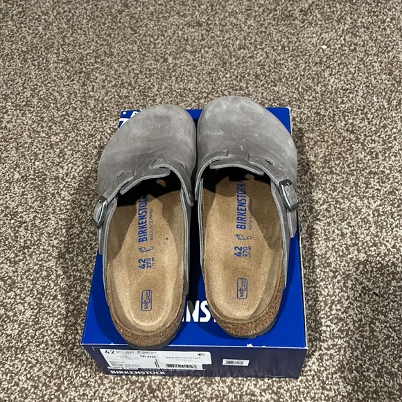 Birkenstock Other - brikenstok (boston) grey leather